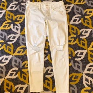 AE light ripped jeans NWT 6 short